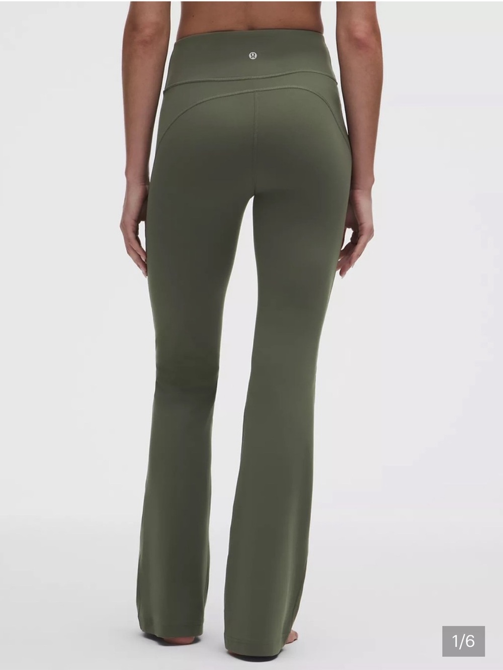 lululemon athletica NULU Groove High-Rise Flair Leggings in Olive.
28” inseam